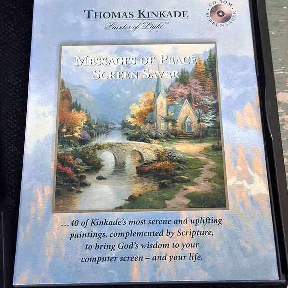 Thomas Kinkade Collection: Serene Landscapes in Blue and Green - Picture 12 of 13
